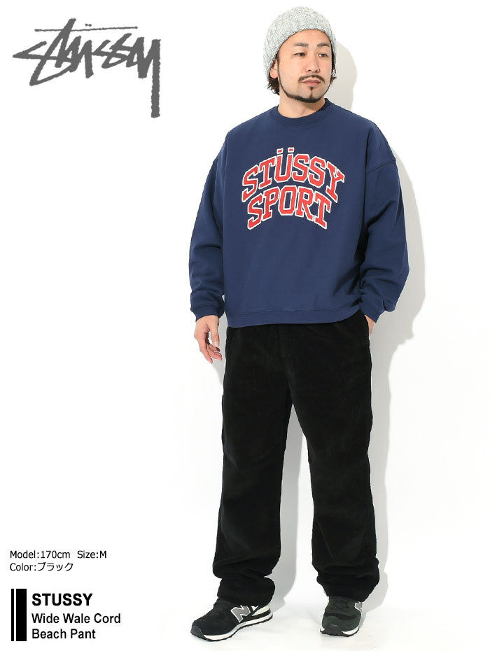 楽天市場】ステューシー STUSSY パンツ メンズ Wide Wale Cord Beach