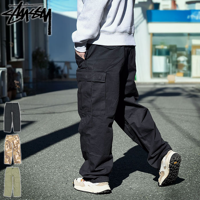 楽天市場】ステューシー STUSSY パンツ メンズ Ripstop Military Cargo