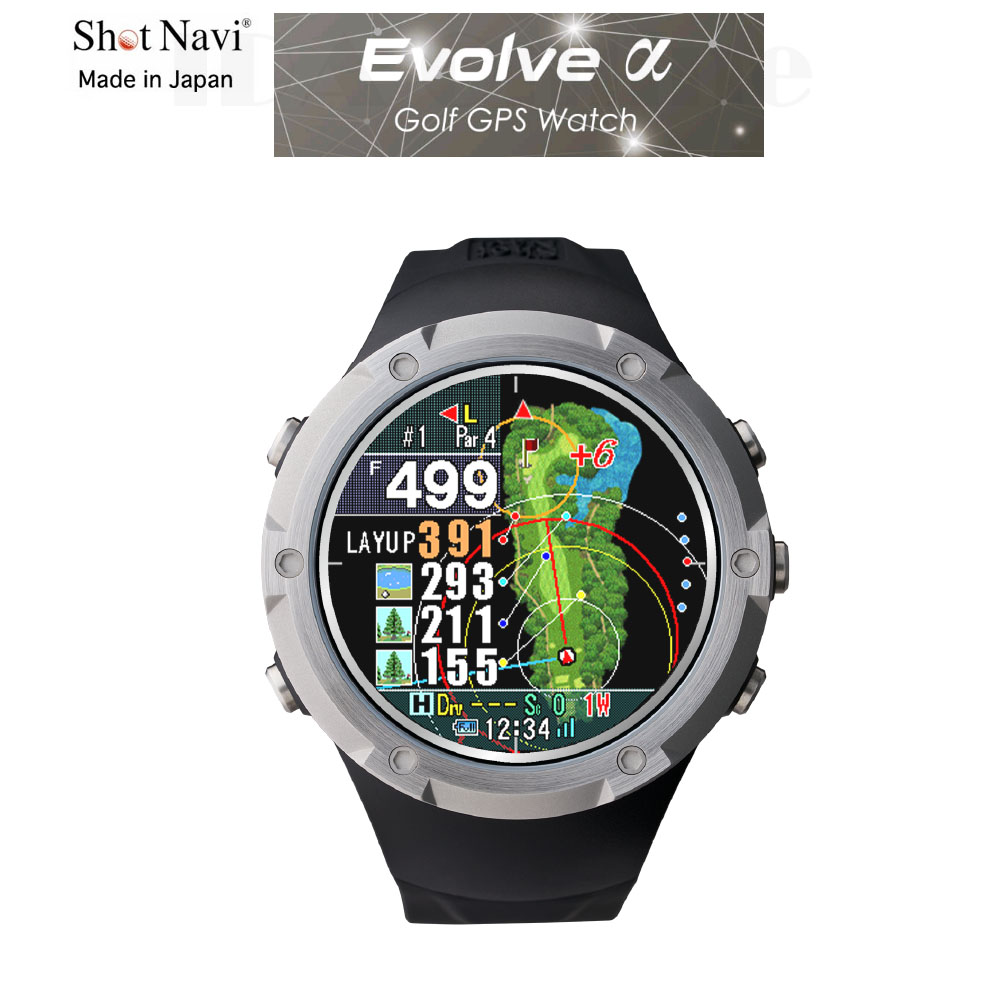 楽天市場】ショットナビ Shot Navi Evolve α BLACK ショットナビ