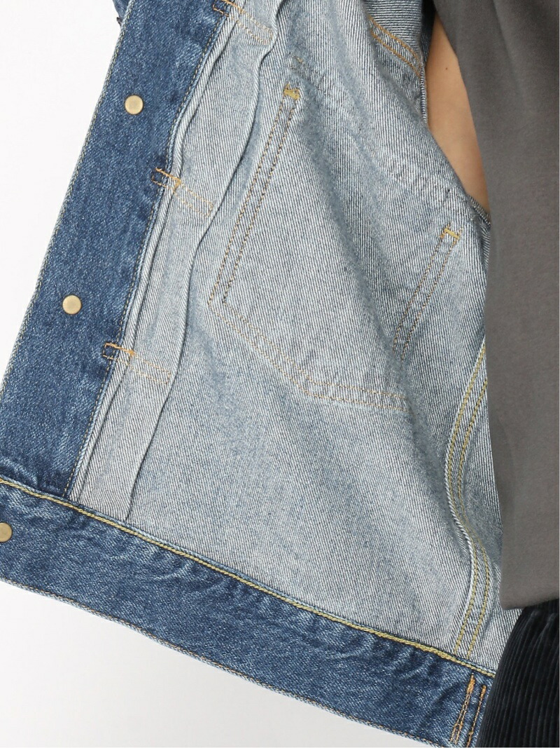 楽天市場】L'ATELIER DENIME D'IENA/リメイクタックデニムブルゾン L