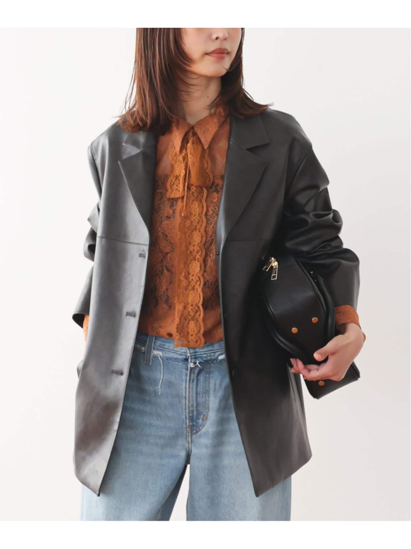 楽天市場】フェイクレザージャケット SLOBE IENA スローブ イエナ