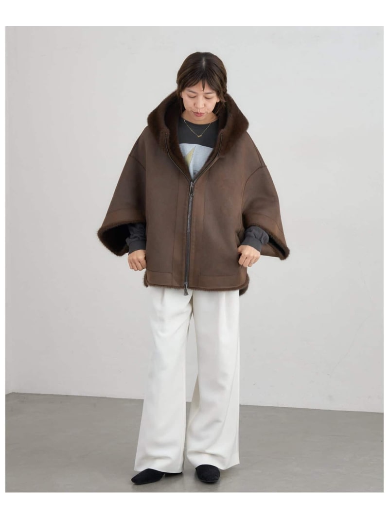 楽天市場】LOU ANDREA/ルーアンドレア ECO FUR BZ エコファーブルゾン