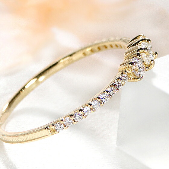 楽天市場】Pt900/K18YG/K18PG【0.27ct】トリロジー ＆ エタニティ