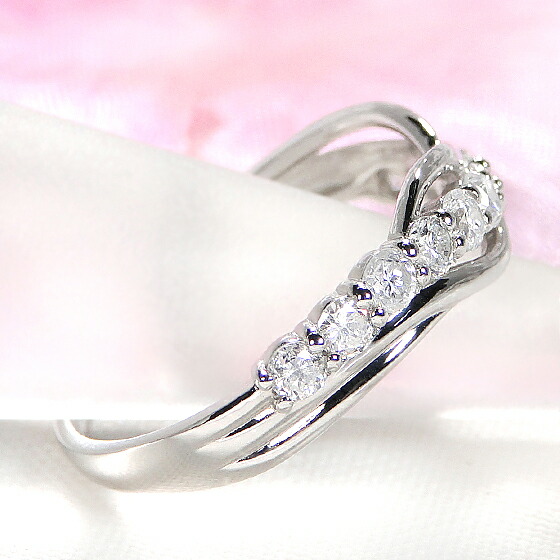 楽天市場】Pt900【0.50ct】10ダイヤモンド リング【送料無料