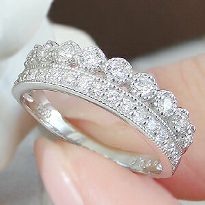 楽天市場】pt900【0.50ctUP】【Gカラー・SIクラス・Goodカット】2連