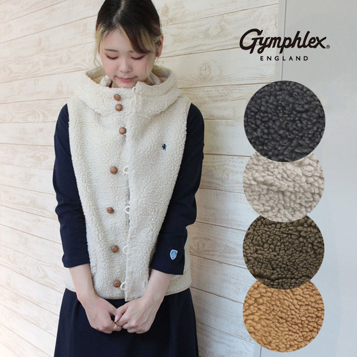 楽天市場】Gymphlex ジムフレックス レディース ボタンパーカー