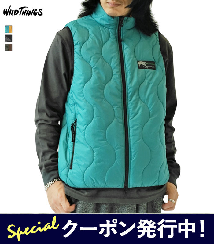 楽天市場】【SALE】ワイルドシングス WILD THINGS 中綿 ベスト