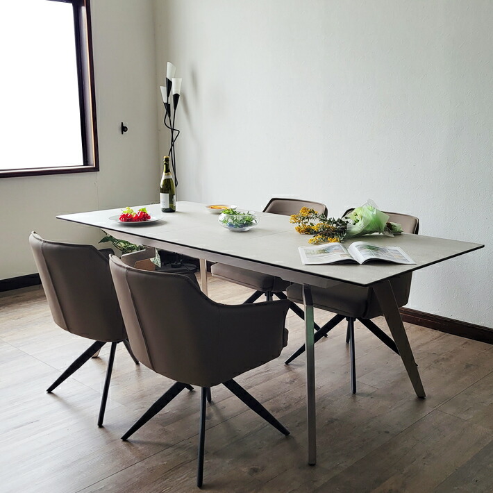 楽天市場】ダイニングテーブルセット イタリアンセラミック 強化ガラス