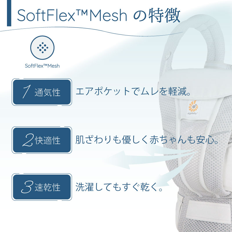 楽天市場】エルゴ オムニ ブリーズ Ergo Baby Carrier グラファイト
