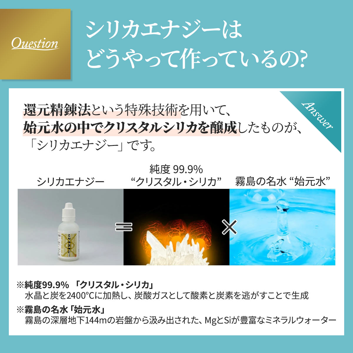 楽天市場】【+1本プレゼント】 シリカエナジー 50ml 5本セット 原液