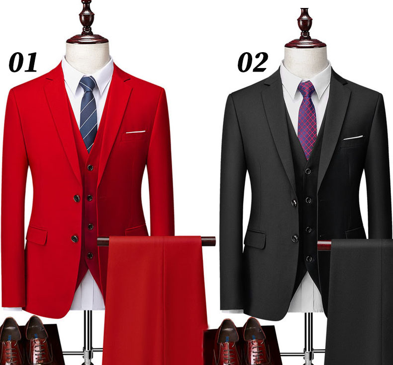 楽天市場】スーツ 18色 メンズ カラースーツ 2点 3点セット スリム