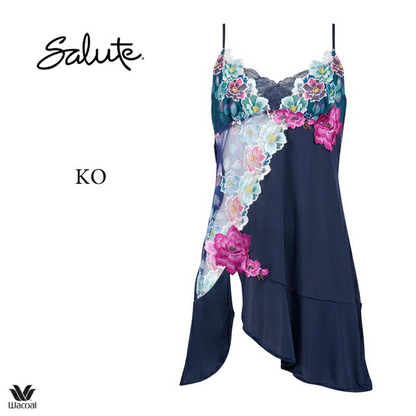 楽天市場】30%OFF ワコール サルート 03G スリップ STJ203 M・L/80丈