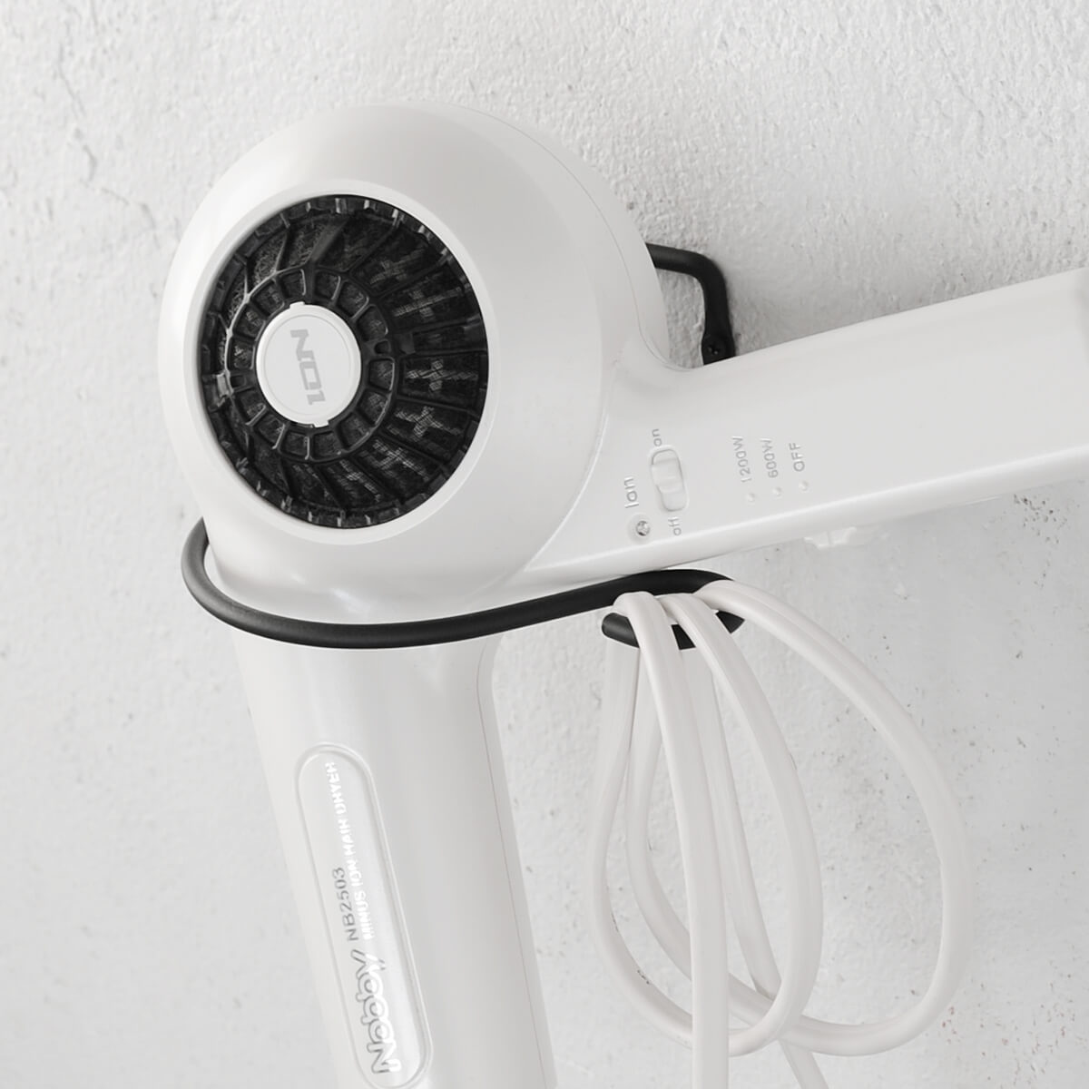 楽天市場】【アイアン リング ホルダー 壁付 ハンギング ドライヤー