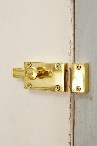 楽天市場】【真鍮 ラッチ 錠 鍵 トイレ キー ブラス アンティーク調