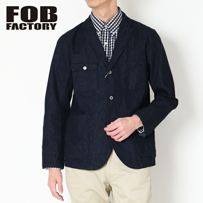 楽天市場】FOB FACTORY エフオービーファクトリー DENIM ENGINEER JKT