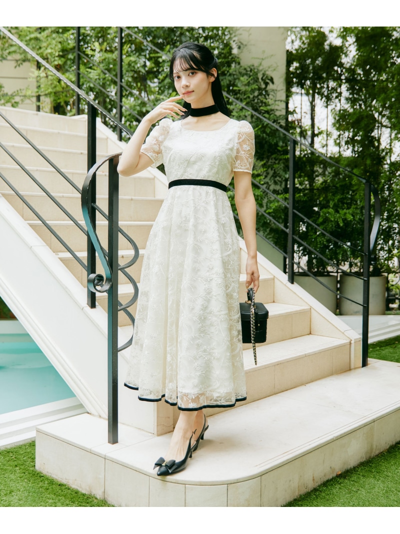 楽天市場】＜mikuさんコラボ＞エンブロイダリーレースドレス JILL by