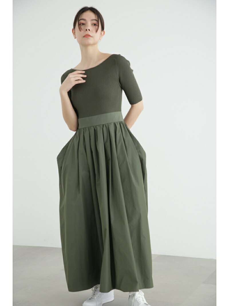 楽天市場】【SALE／80%OFF】◇タフタドッキングニットドレスII JILL