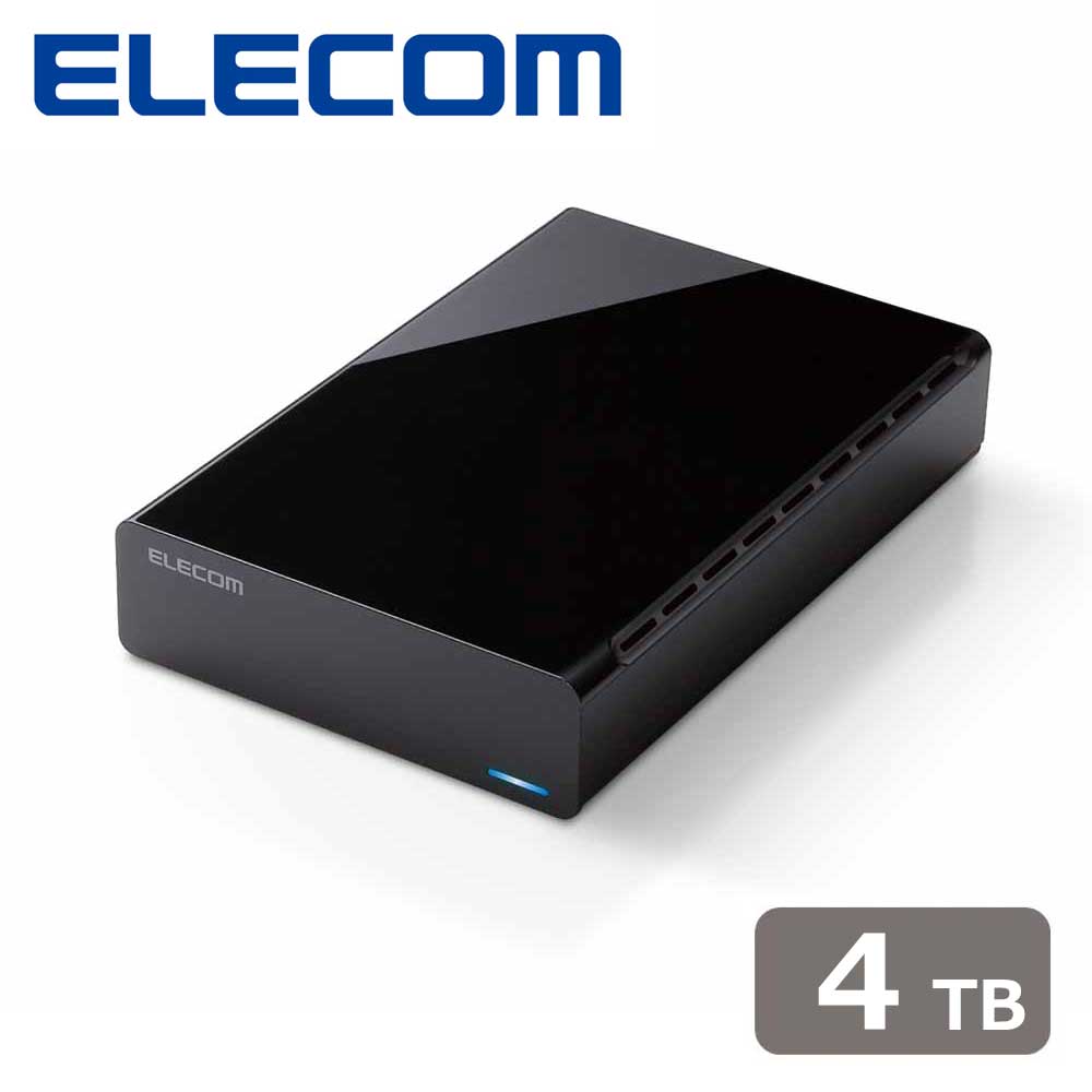 楽天市場】エレコム eld-ftv040ubk tv向け外付けハードディスク 4tb