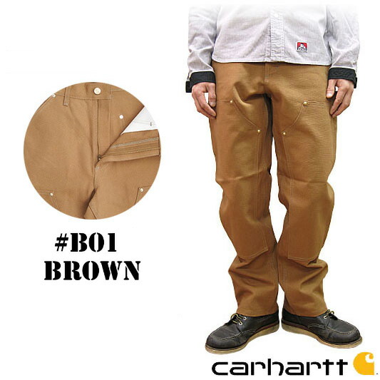 楽天市場】Carhartt カーハート B01 ダブルニー ダブルフロント ワーク