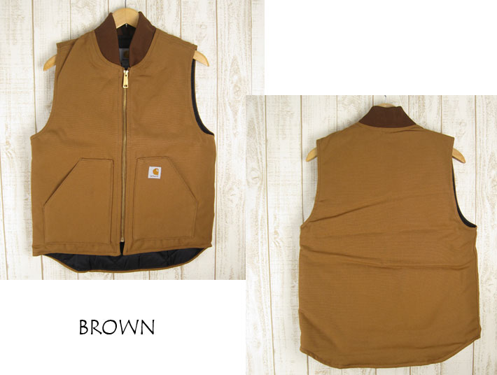 楽天市場】カーハート Carhartt ダックベスト 裏地キルティング DUCK