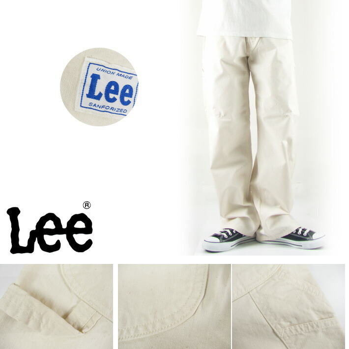 楽天市場】Lee ペインターパンツ アイボリー DUNGAREES PAINTER PANTS