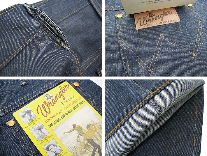 楽天市場】ラングラー ジーンズ 52年モデル ボタンフライ リジッド
