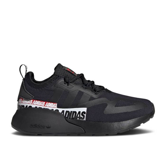 楽天市場】アディダス Adidas 【 Zx 2K J 'Wordmark Heel Stripe