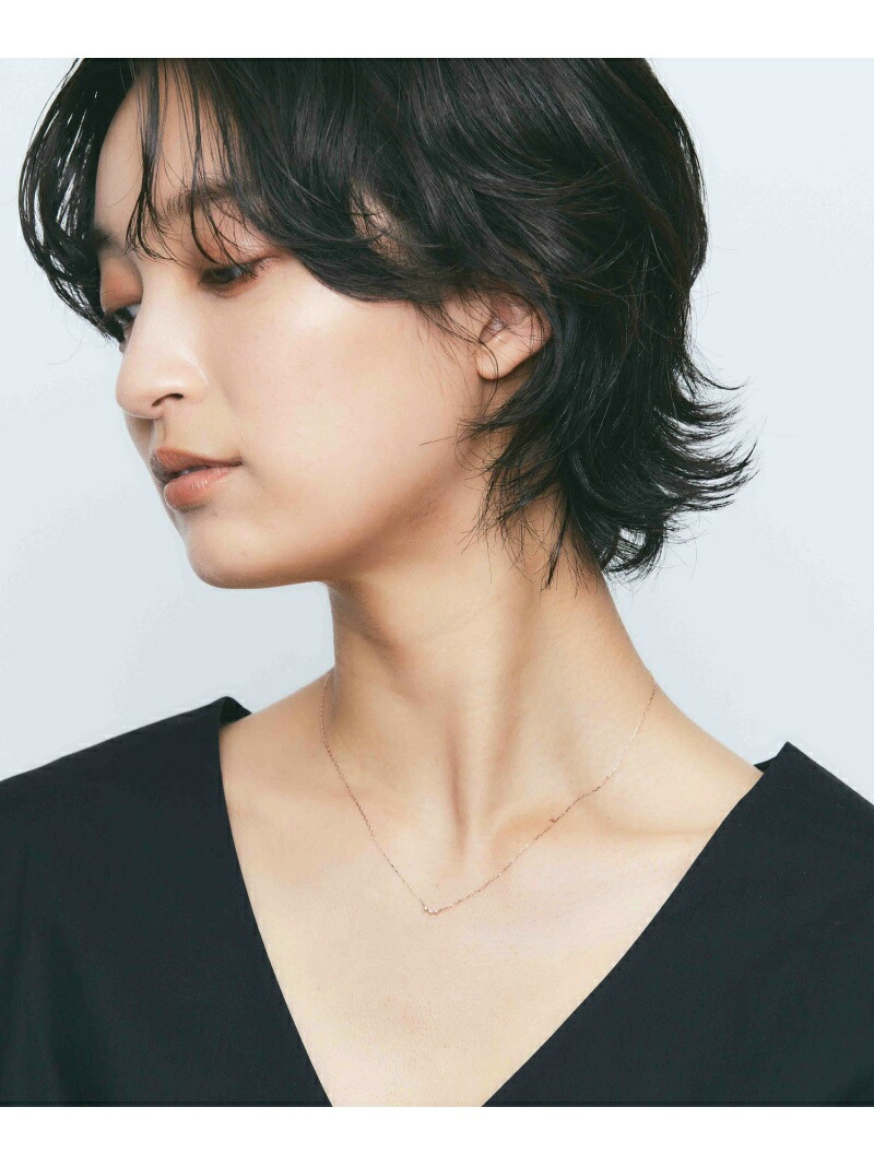 楽天市場】K10 ダイヤモンド ネックレス Jouete ジュエッテ