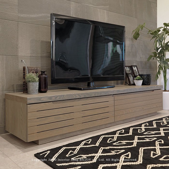 楽天市場】テレビボード 210cm ウォールナットの通販