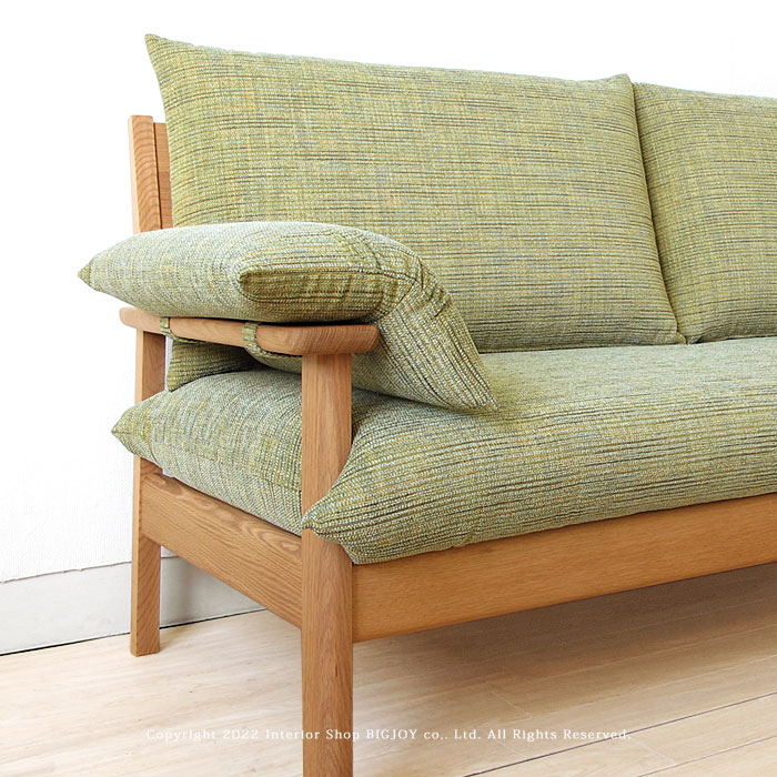 楽天市場】【2Pソファ】飛騨産業/chigusa 受注生産商品 レッドオーク材