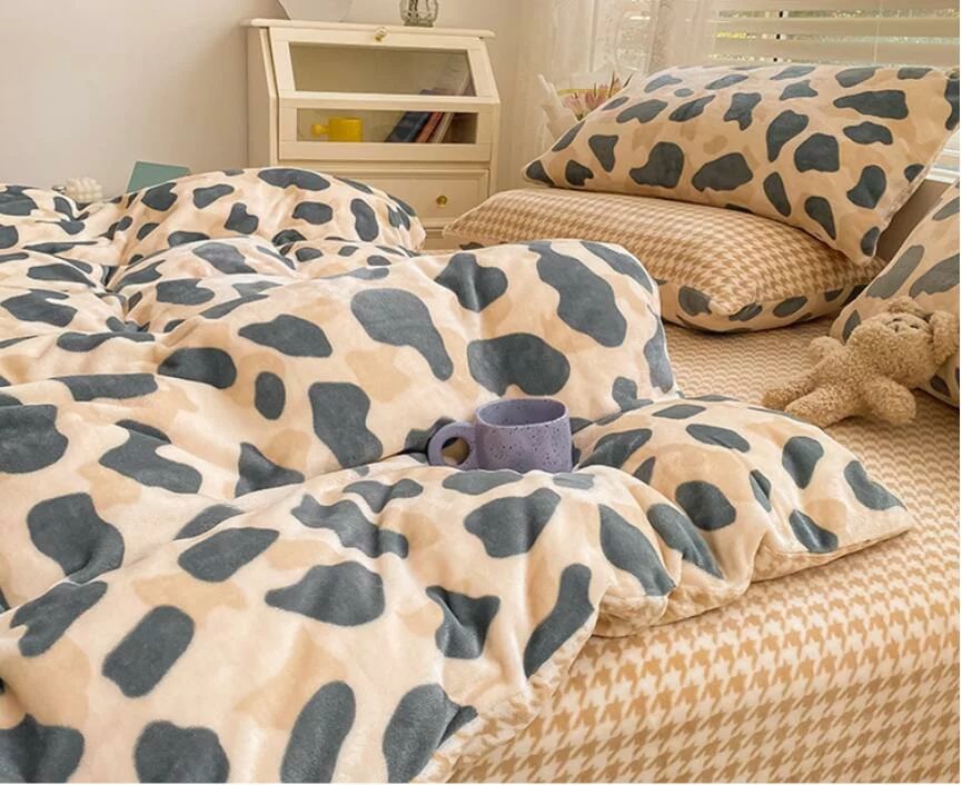 Ralph Lauren ヒョウ柄ツインフラットシーツ Ralph Lauren ヒョウ柄