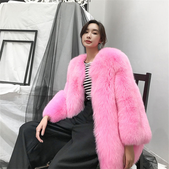楽天市場】ファーコート フォクス フェイクファーコート 毛皮コート