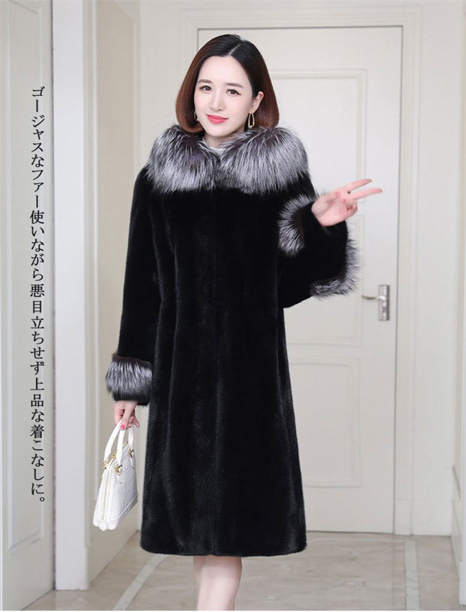 楽天市場】2023秋冬新作 ファーコート レディース 毛皮コート ミンク