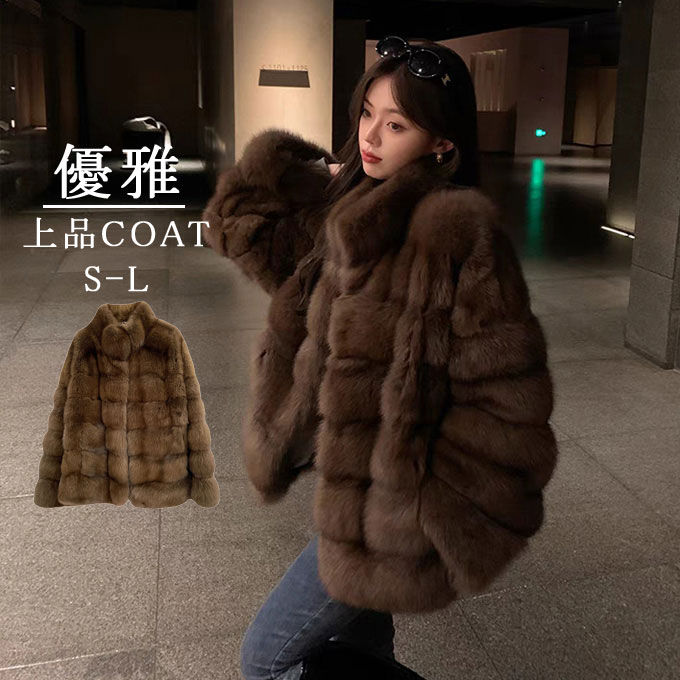楽天市場】ファーコート レディース 毛皮コート ミンク レディース