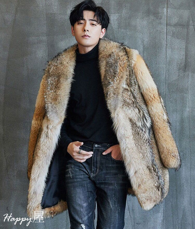 楽天市場】ファーコート 毛皮コート ロングコート メンズ ミンク