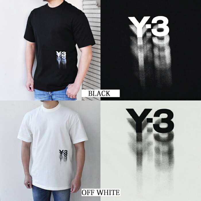 楽天市場】Y-3 ワイスリー クルーネックTシャツ 全2色 IZ3124 IZ3123