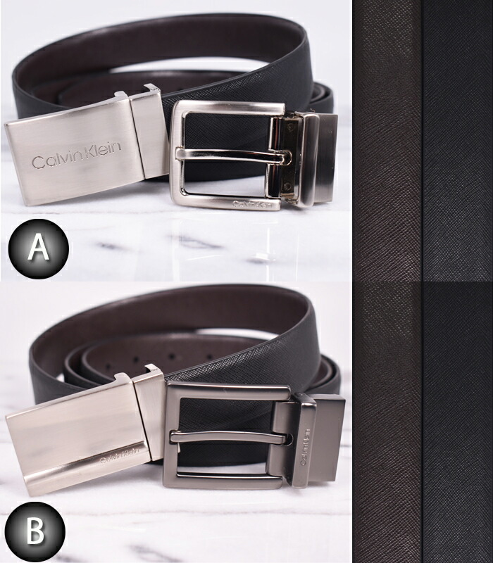 楽天市場】Calvin Klein カルバンクライン リバーシブルレザーベルト