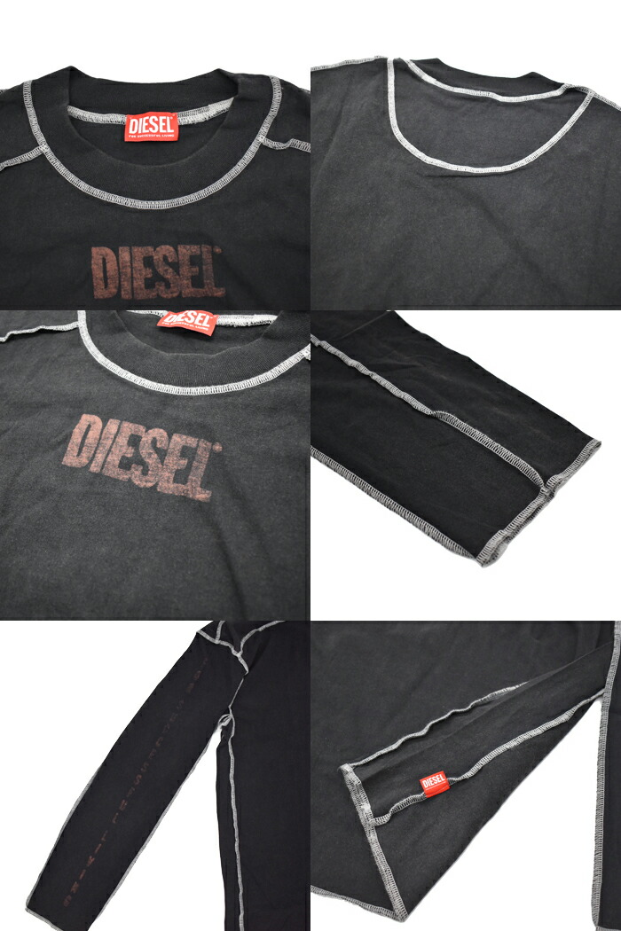楽天市場】DIESEL ディーゼル ロングTシャツ ロンT 全2色 T-CRAOR-LS
