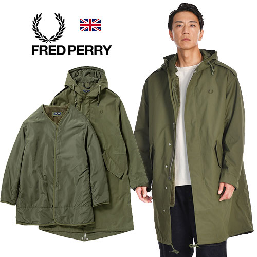 楽天市場】[期間SALE] FRED PERRY/フレッドペリー FUR LINED PARKA