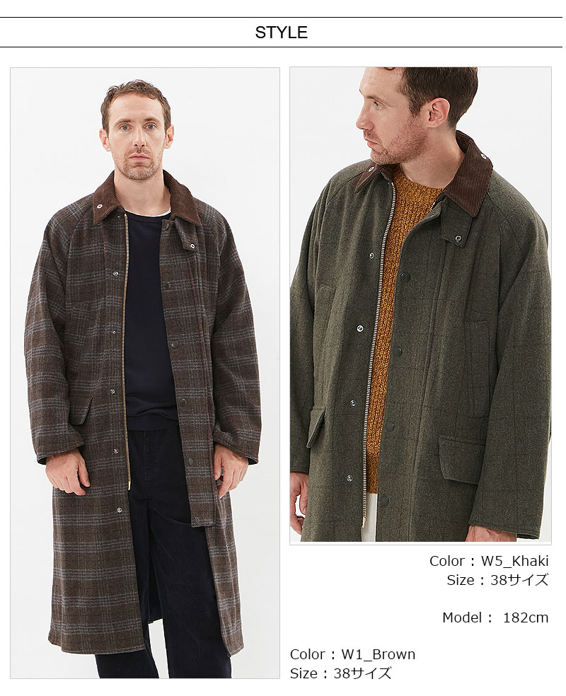 楽天市場】[期間SALE] Barbour/バブアー SNOWDON French Wool Coat