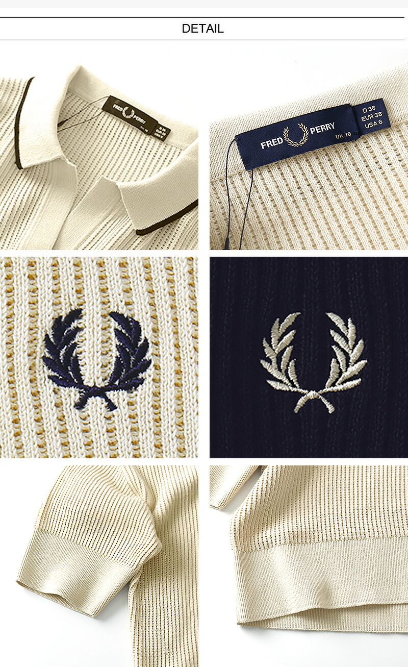 楽天市場】FRED PERRY/フレッドペリー OPEN-COLLAR MESH KNIT SHIRT