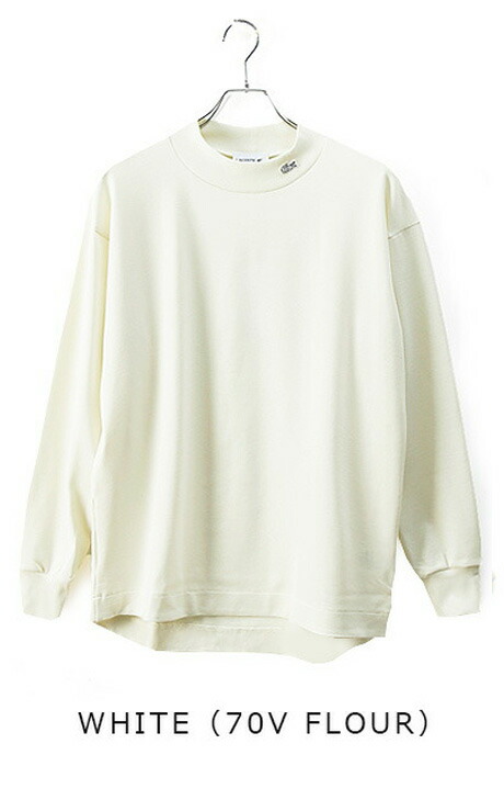 楽天市場】[期間SALE] LACOSTE/ラコステ 鹿の子 モックネック ロンT