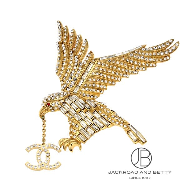 楽天市場】シャネル CHANEL ココマーク イーグル ブローチ 中古