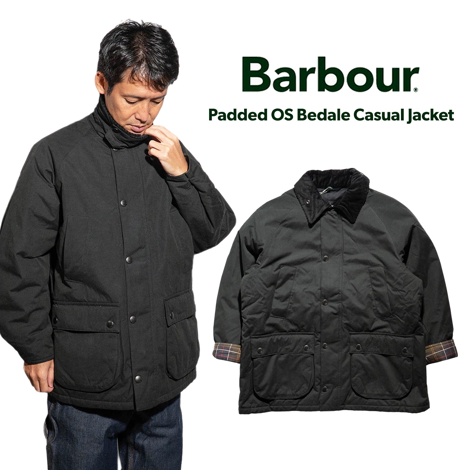 楽天市場】Barbour（カラーブラック・柄無地）（メンズファッション