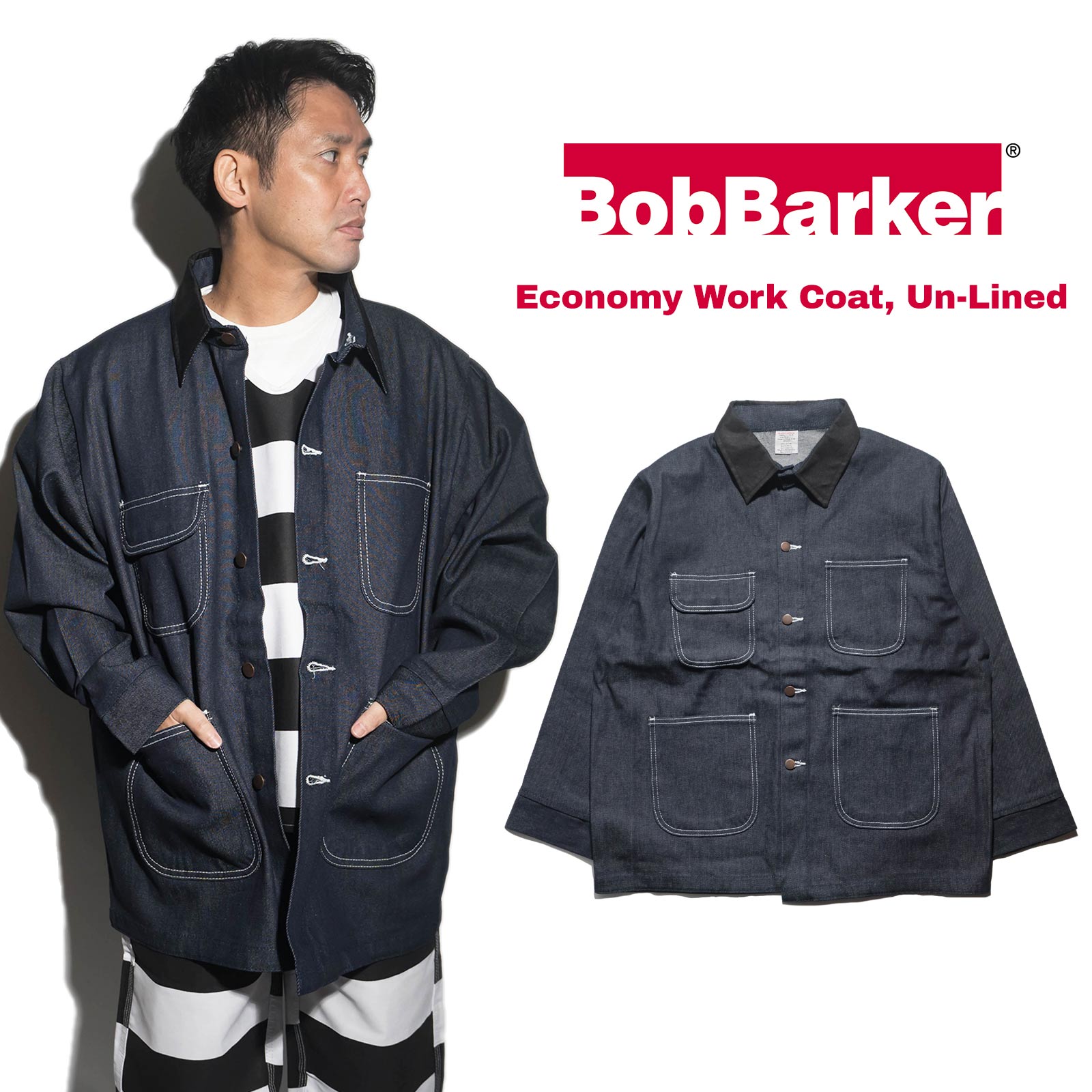 楽天市場】ボブバーカー BOB BARKER エコノミーワークコート