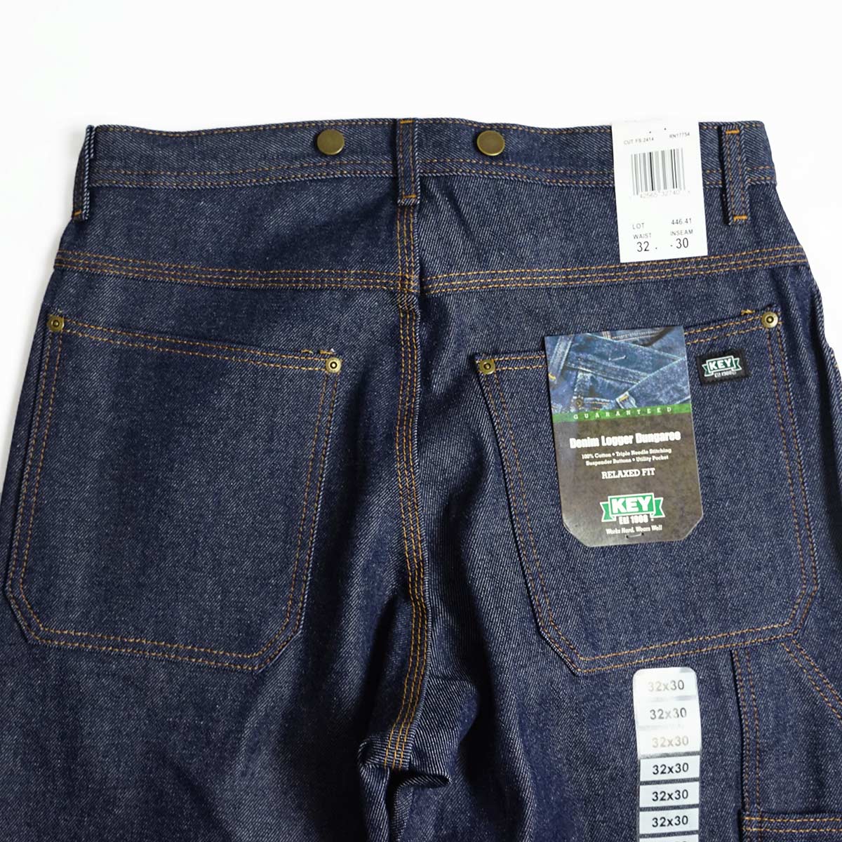 楽天市場】キー KEY デニム ロガー ダンガリー パンツ ｜ ペインター