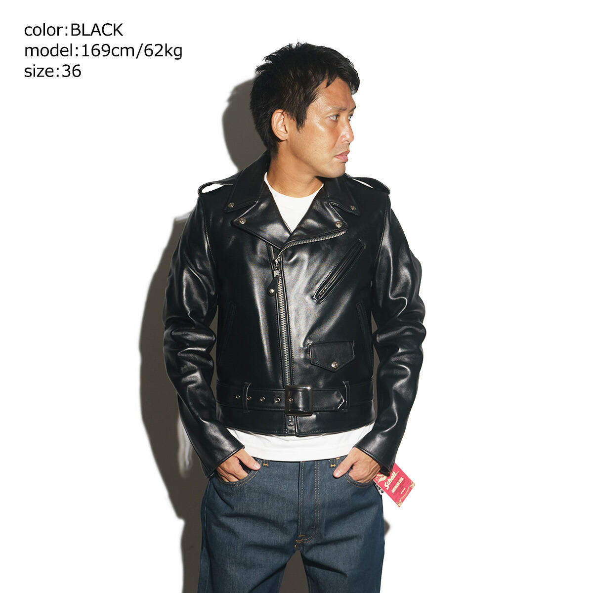 楽天市場】ショット SCHOTT 618 ダブルライダース ブラック