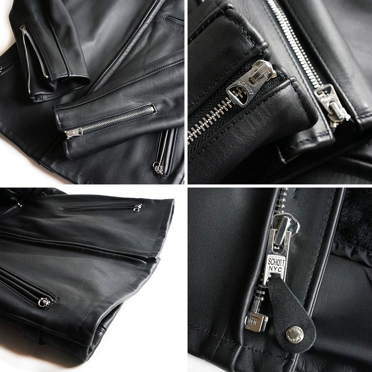 楽天市場】ショット SCHOTT 641 スタンドカラーシングルライダース BIG