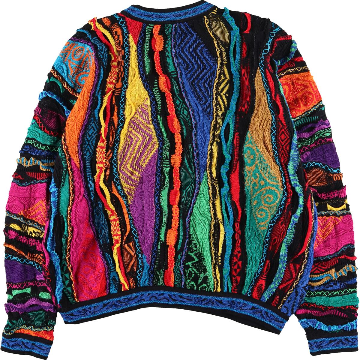 楽天市場】古着 90年代 クージー COOGI 総柄 コットンニットセーター