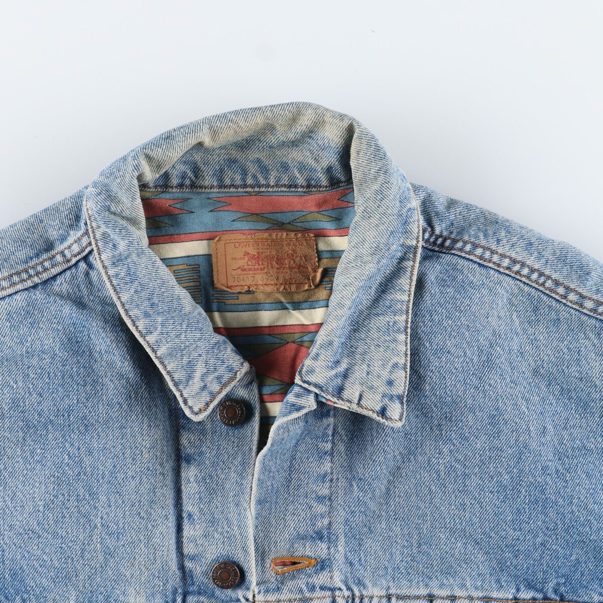 楽天市場】古着 90'S リーバイス Levi's 70417-6986 デニムジャケット